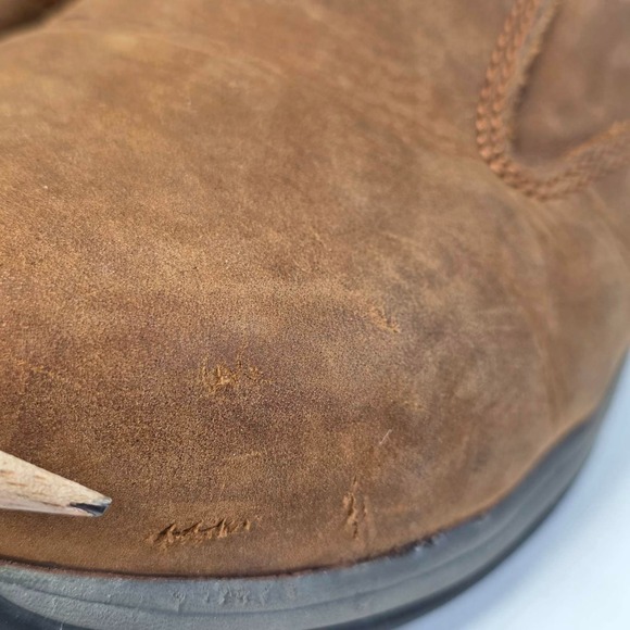 Red Wing Mens Safety Toe Shoes Size 8.5 Brown Leather Slip On Oil Slip Resistant main image 10